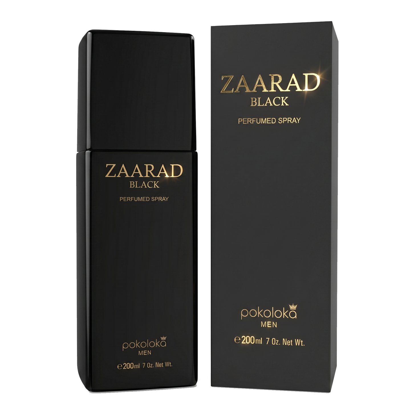 Perfumed Spray Zaarad Black Men 200ml