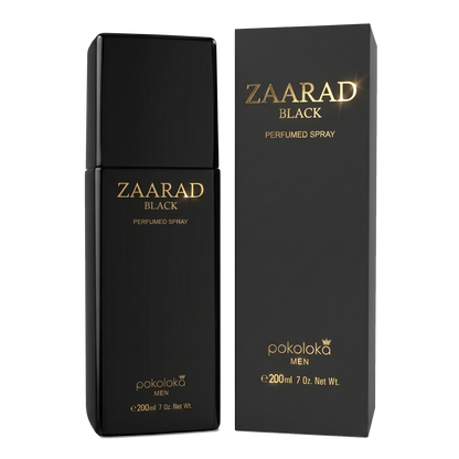Perfumed Spray Zaarad Black Men 200ml