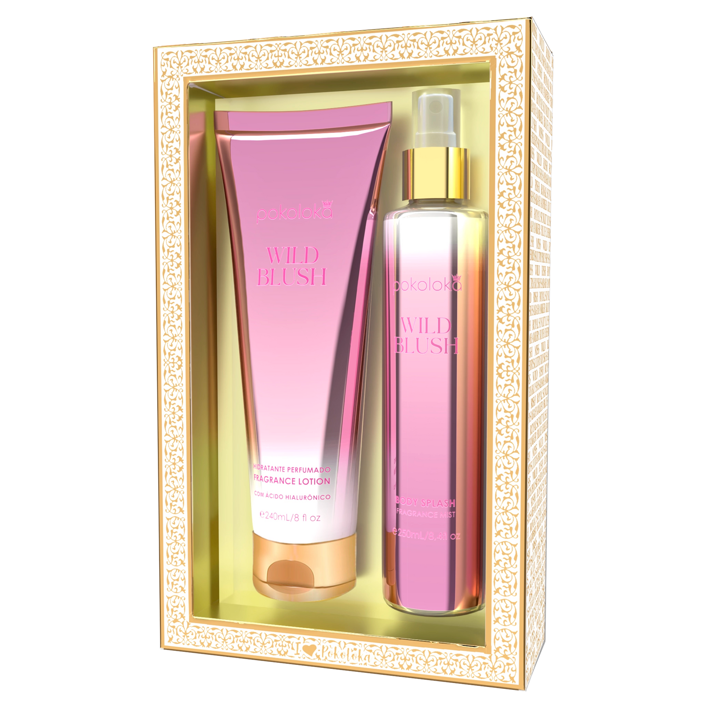 Kit Luxury Wild Blush - 240ml